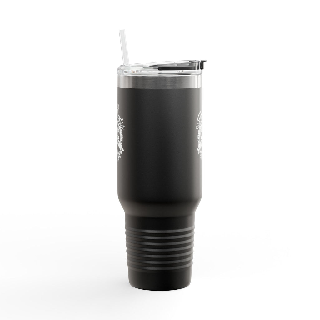 40oz Insulated Travel Mug — "God's Love" Inspirational Gospel Design